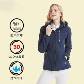男女秋冬加绒防风训练夹克马术装备保暖加厚训练马术外套骑马服装骐士马具yt001/02QS