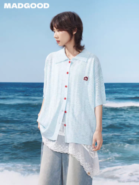 马得工地/MDGDMY252286/针织竹节麻开衫