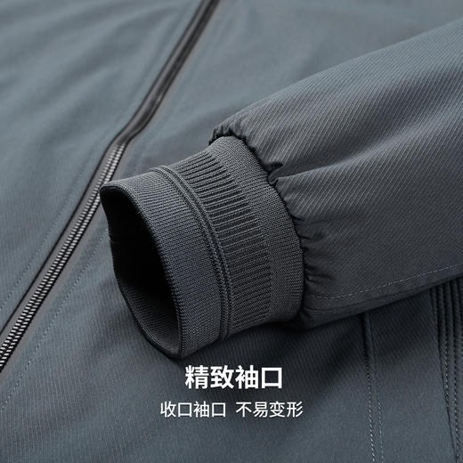 圣得西男士休闲夹克2025秋季时尚立领简约通勤质感工装外套 商品图7