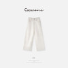 COCO ZONE 刘一一【亚麻棉混纺】老钱风经典质感休闲裤 CD1A1204 商品缩略图0