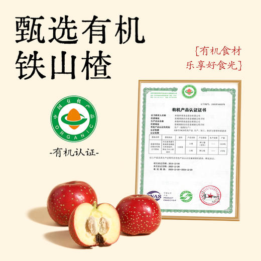 叶开泰严选 | 有机山楂棒 开胃零食 原味酸甜解馋水果桑葚 商品图1