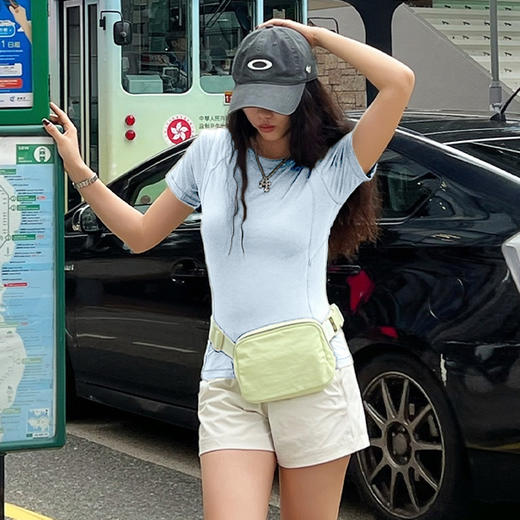 哈瓦塔羊毛圆领超柔塑形运动短袖H350112 商品图9