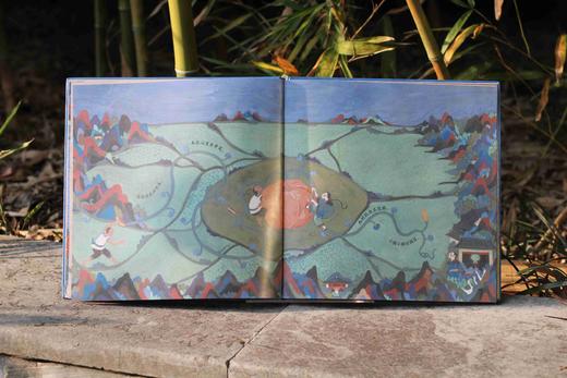 魔法象·图画书王国 大金瓜 阿涩/著 岩彩绘画 传统文化 语言游戏 想象力 歌谣绘本 田园气息  广西师范大学出版社 商品图8