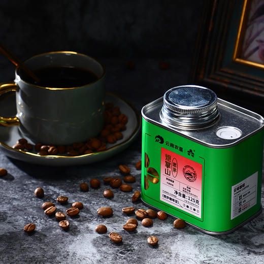 【中国农垦】云啡 炮掌山焙炒咖啡豆125g 商品图3