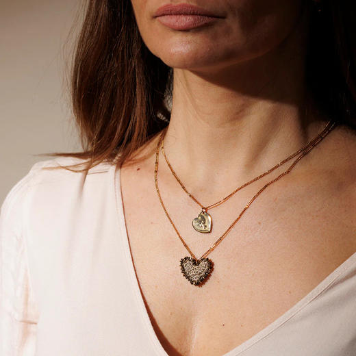 北京仓｜TATABORELLO-CHIPPED HEART-白金 项链［意大利设计师］ 商品图3