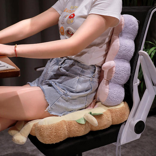 自然醒哈基米萌物饼干坐垫办公室久坐屁垫沙发垫学生宿舍座椅板凳加厚垫子QYL 商品图13