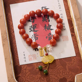 【普陀】天然南红玛瑙手串 可送人自用-普陀山发货
