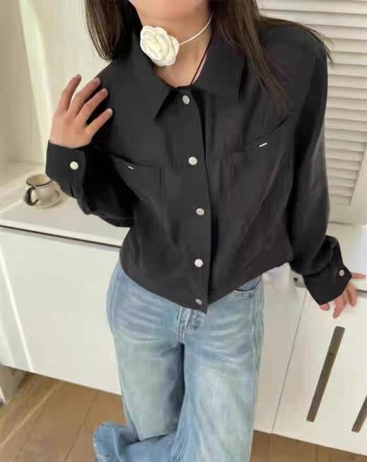 【新品推荐】乌托邦品牌-夏季薄款短款外套衬衫防晒衣-喜出 商品图5