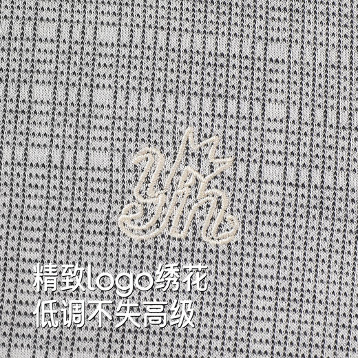 【高定系列】英氏儿童衬衫春秋长袖针织男童上衣休闲羊毛格子衫 商品图3