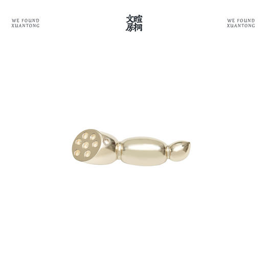 暄桐文房 藕然 白铜笔搁 商品图4