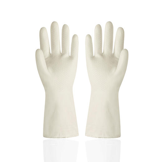 送挂钩！【轻奢质感，高颜值家务手套！】橡胶手套 干活加厚耐用 加长清洁防水 洗衣厨房洗碗手套 家务加绒-QA 商品图13