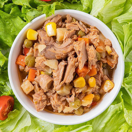 【更适合健身人士的低钠低脂金枪鱼！】鱼家香低钠水浸金枪鱼罐头 寿司沙拉三明治 健身轻食吞拿鱼 即食低脂-QA 商品图1