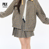 P&X设计师女装2025秋季格纹百褶半身潮流短裙825307099 格子 商品缩略图1