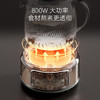七彩叮当新款养生壶多功能家用小型办公室全玻璃煮茶器烧水花茶壶 B9001-L 滤网款 1.2L 商品缩略图4