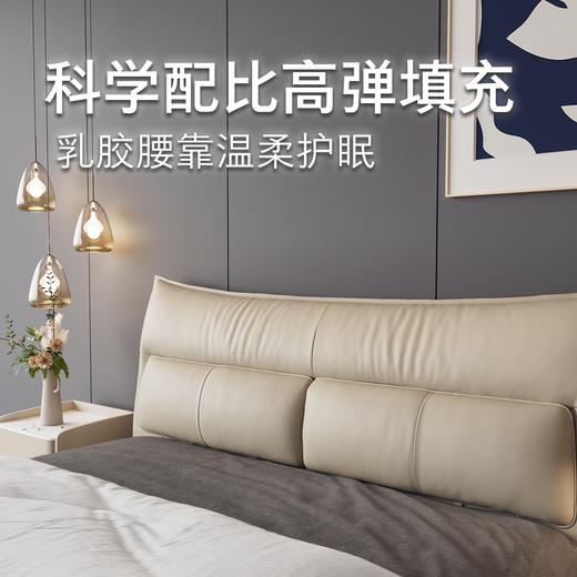 顾家家居整装 现代时尚 皮艺床KZ.B1087PF3浮境 商品图2