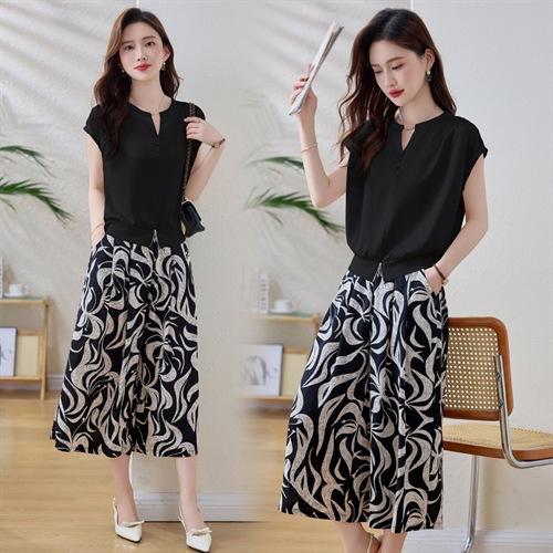 时尚休闲，舒适年轻妈妈套裤HR-YYG82969 商品图3