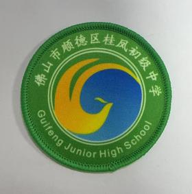 通版佛山市顺德区桂凤初级中学包边校徽服姓名贴章可缝烫现货发51