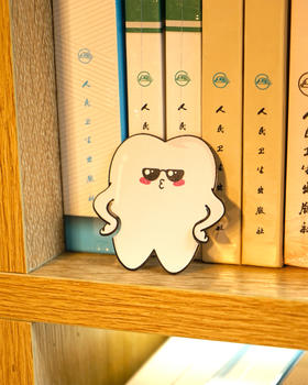[人卫文创]金属牙齿可夹书签/立体眼球便签本