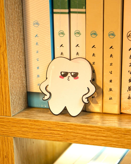 [人卫文创]金属牙齿可夹书签/立体眼球便签本 商品图0