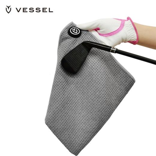 VESSEL高尔夫毛巾超细纤维磁性擦杆巾速干吸水便携清洁球杆毛巾 商品图1
