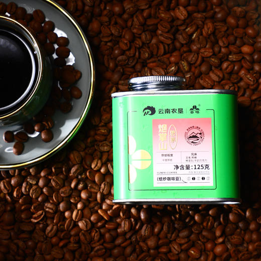 【中国农垦】云啡 炮掌山焙炒咖啡豆125g 商品图4