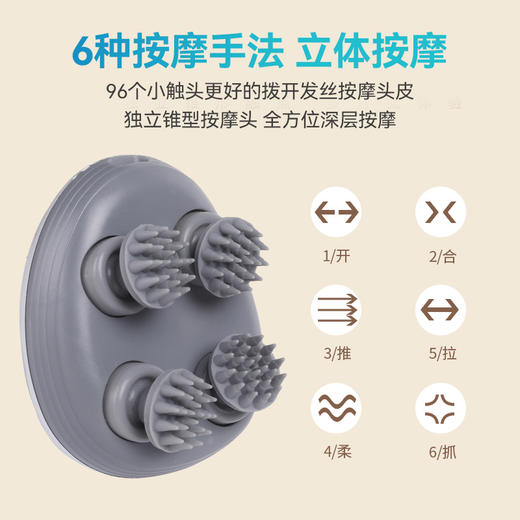 践程 智能头部按摩仪 B005 商品图5