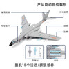 中航工业官方正品-长春航展、九三阅兵纪念品 特尔博-1:72轰6k轰炸机模型H-6K战略轰炸机轰六飞机战斗机合金仿真摆件 商品缩略图2