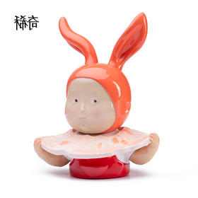 稀奇艺术《表情包》凌凌漆兔比比办公室可爱多巴胺雕塑摆件创意礼品
