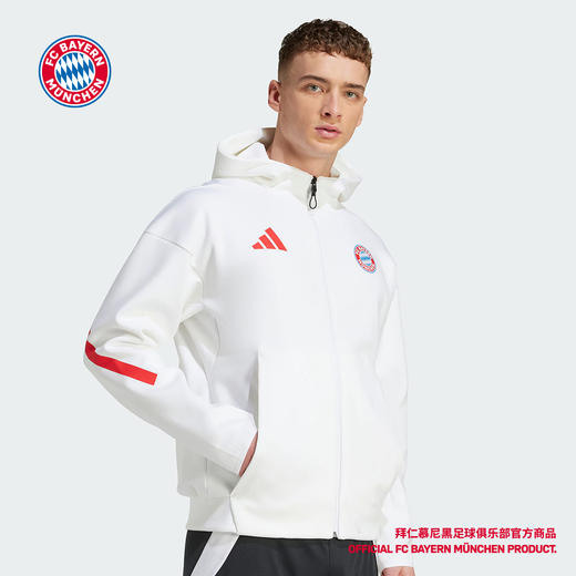 【官网同款】拜仁足球俱乐部丨足球连帽夹克春夏男女款外套运动休闲 商品图2