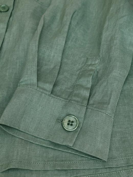 【高品质私服】【IC蟹壳青亚麻平纹衬衫+平纹短裤】简约设计突出面料与剪裁，尽显休闲随性，独特纹理，质朴格调G1481/G1476-CC【无标出货 介意慎拍】 商品图9