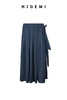 HIDEMI 【董生活同款】极简大伞状微褶皱艺术面料优雅时髦大花苞立裁褶皱半身长裙半身裙 商品缩略图13