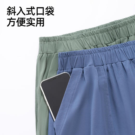 【商场同款】熳洁儿 男士家居服95棉男士短袖短裤套装休闲可外穿24203901 商品图6