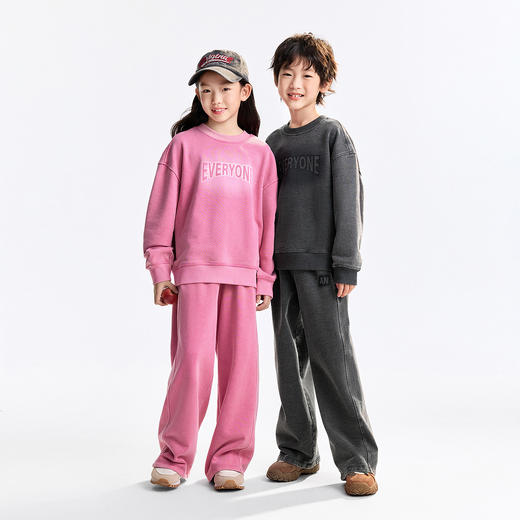 男女童圆领长袖卫衣秋季新款安奈儿童装EM531527 商品图3