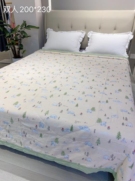 松植屋全棉纱布空调被双层纱布棉花夏被 200*230cm精选新疆长绒棉夏季薄款被子 商品图2