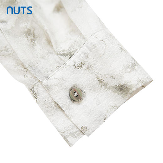 NUTS商场同款夏季设计感气质薄款宽松长袖衬衫428013546 商品图4