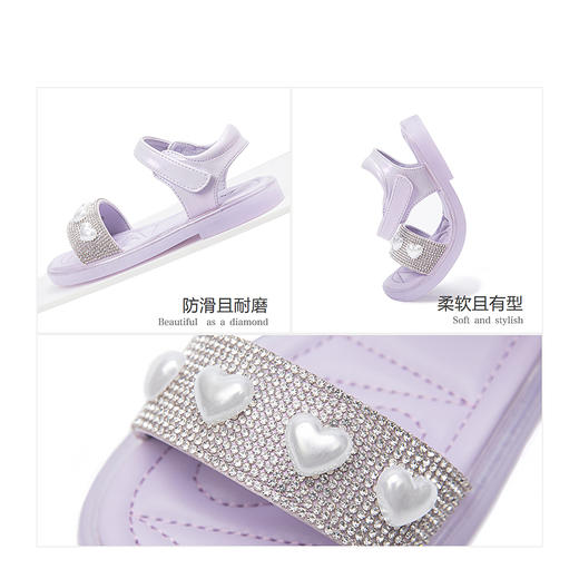 笛莎Deesha 女童童鞋2025夏新款凉鞋 商品图3