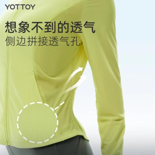 🔥清仓秒杀❗️YOTTOY防晒衣女 原纱凉感 速干轻薄款 连帽收腰冰丝短款 商品图2
