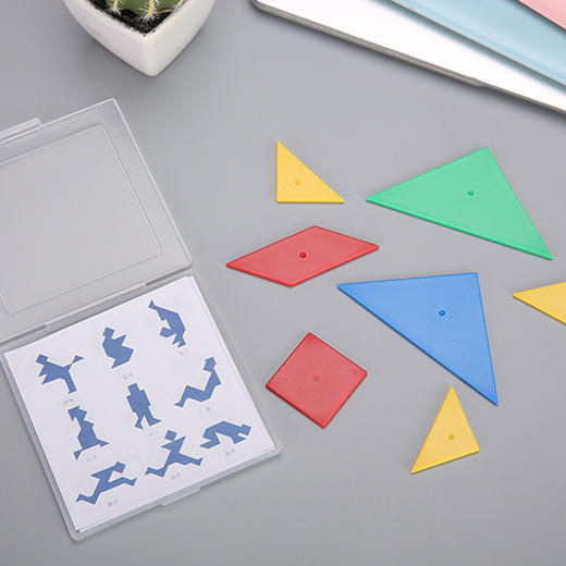 （清仓特价）晨光APK99904图形认知板 3岁以上适用学生教具七巧板三角形正方形平行四边形认知 商品图1