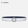 VESSEL新款高尔夫潮牌男女皮带圆形不锈钢皮带头正反双色可用皮带 BE01118  BE02118 商品缩略图1