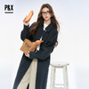 P&X设计师女装2025秋新款通勤气质时尚休闲款风衣825319180 深蓝 商品缩略图3