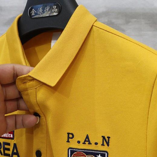 潮牌男装短袖POLO衫刺绣字母网红爆款男士上衣夏季新款修身舒适帅    JYYP-6313# 商品图2