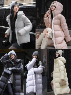 🔥年度羽绒服！💕【AUChris泡芙羽绒服外套】👍重磅登场❗️真·90%鹅绒❗️长/短双版可选❗️6色颜值暴击！