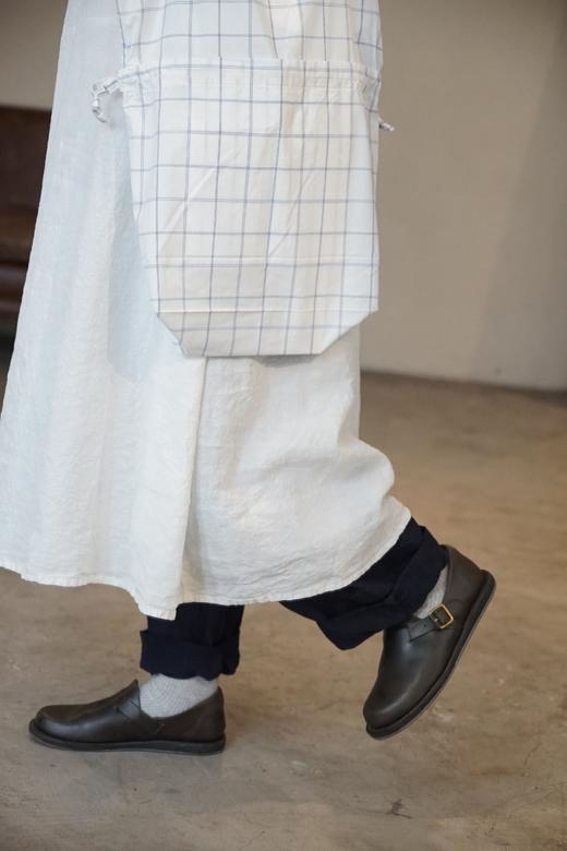 Manuelle Guibal 深蓝麻质阔腿裤 商品图7