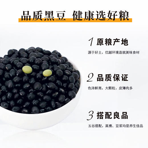 东北农家自产绿心黑豆五谷杂粮 商品图2