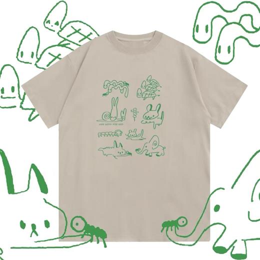 雪绵豆沙丨好吃的动物T恤 商品图0