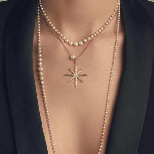 北京仓｜Mizuki-Sea-落雨 Akoya珍珠 长款 项链［美国设计师］ 商品图2