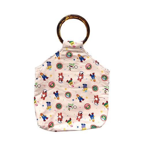 HUJI祤集Amber手提包插画可爱动物 商品图5