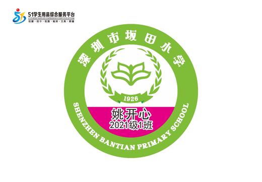 定制深圳市龙岗区坂田小学熨烫校徽礼服布标姓名贴胸章缝制包邮51 商品图5