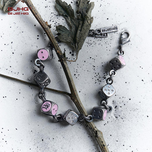 BJHG不计后果2025新款筛子手链男潮牌嘻哈街头冷珐琅趣味情侣手饰 商品图1