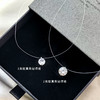 BAOFANDI宝梵迪超仙鱼线珍珠项链2025新款“人鱼之泪”气质简约S925银时尚高级锁骨链BF 商品缩略图1